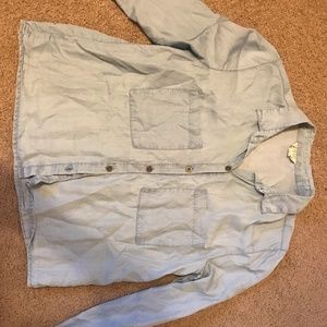 Washed Jean Button-up